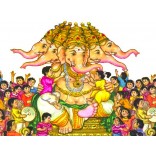 Painting of Five head Ganesha